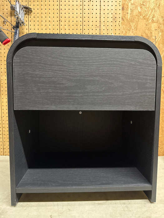 Better Homes & Gardens Juliet Nightstand with USB, Rich Black Finish - open_box