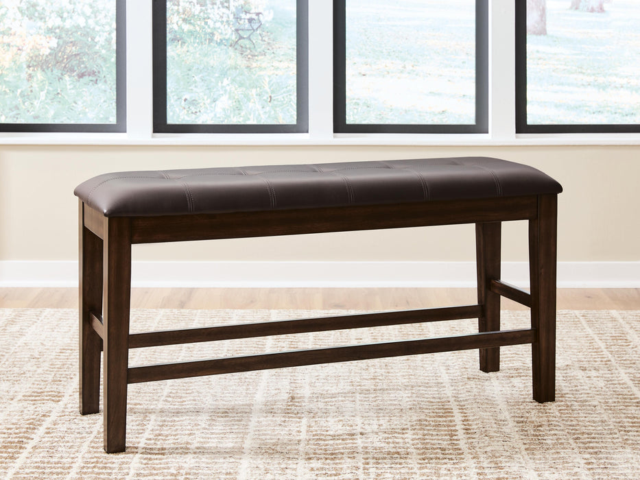 Haddigan Dark Brown DBL Counter UPH Bench (1/CN)