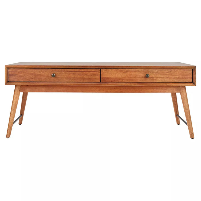 Foerster Mid-Century Coffee Table Warm Brown - Inspire Q - display_model