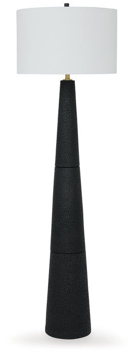 Hallburg Black Poly Floor Lamp (1/CN)