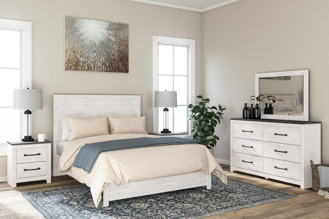 Gerridan White/Gray Bedroom Furniture Pieces