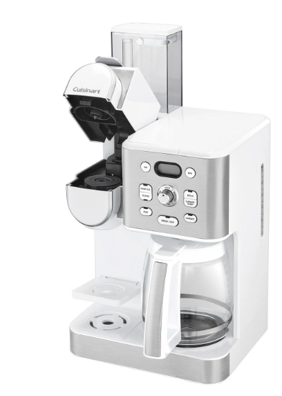 Cuisinart 2-in-1 Coffeemaker, 12 Cup Capacity, Single Serve, Hot or Iced - open_box
