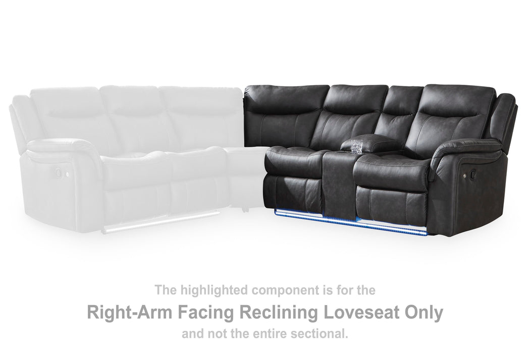 Perarrygin Carbon RAF Reclining Loveseat