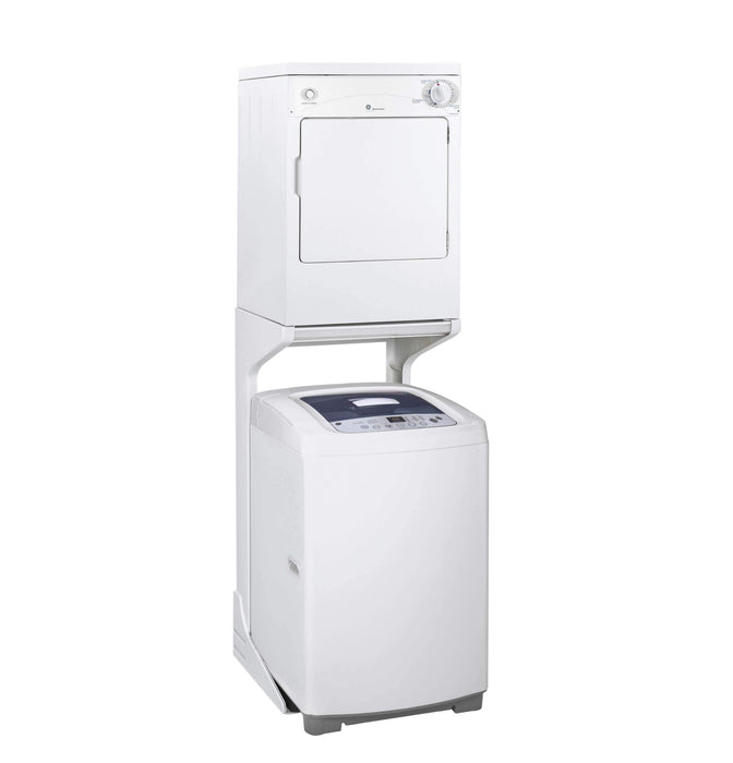 GE DSKP333ECWW Spacemaker 24" Portable Electric Dryer with 3.6 Cubic. Ft. Capacity - display_model