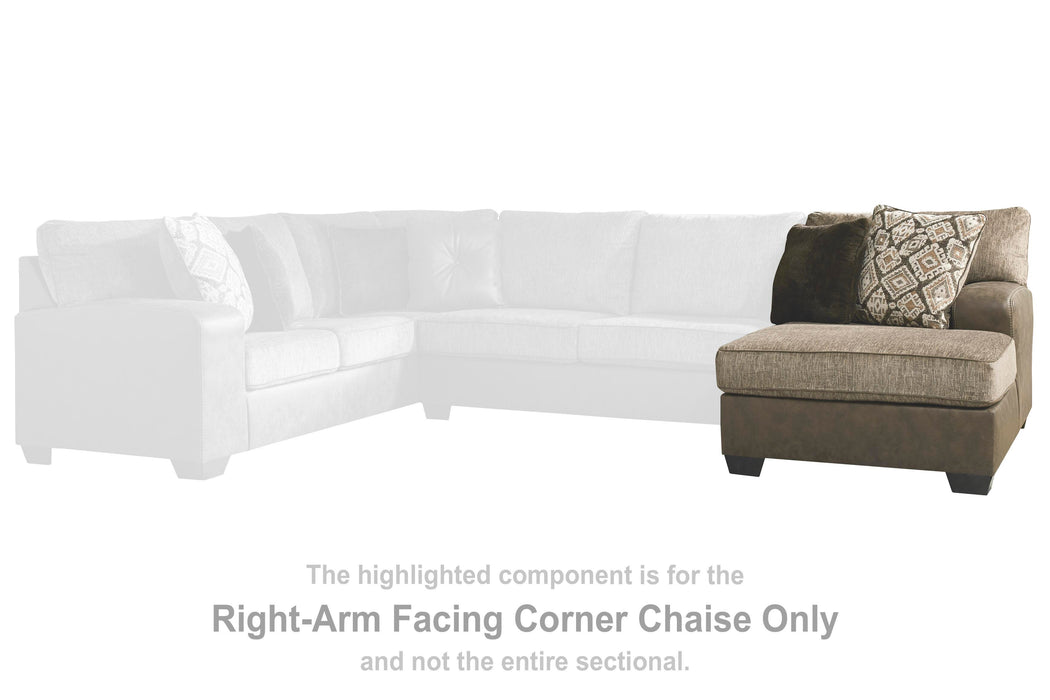 Abalone Chocolate Living Room Collection