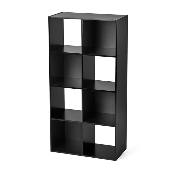 Mainstays 8 Cube Storage Organizer, Black - new