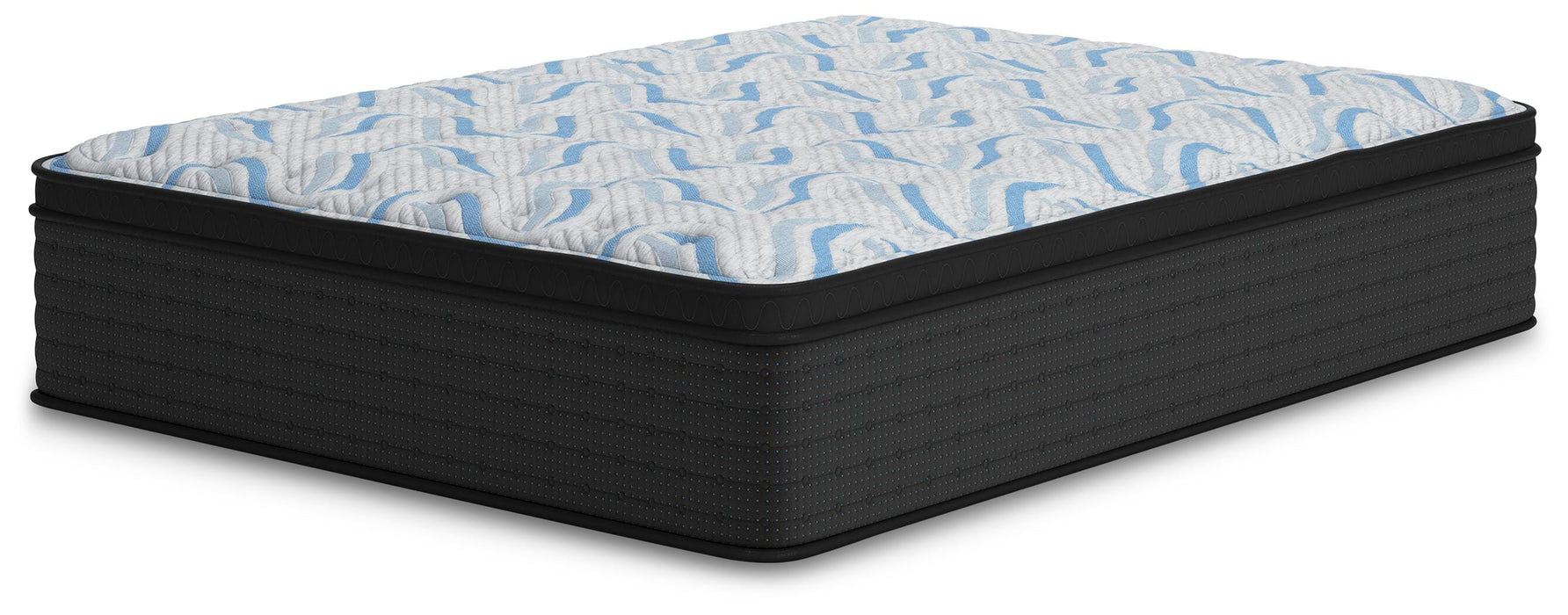 Elite Springs Plush Gray/Blue Mattress