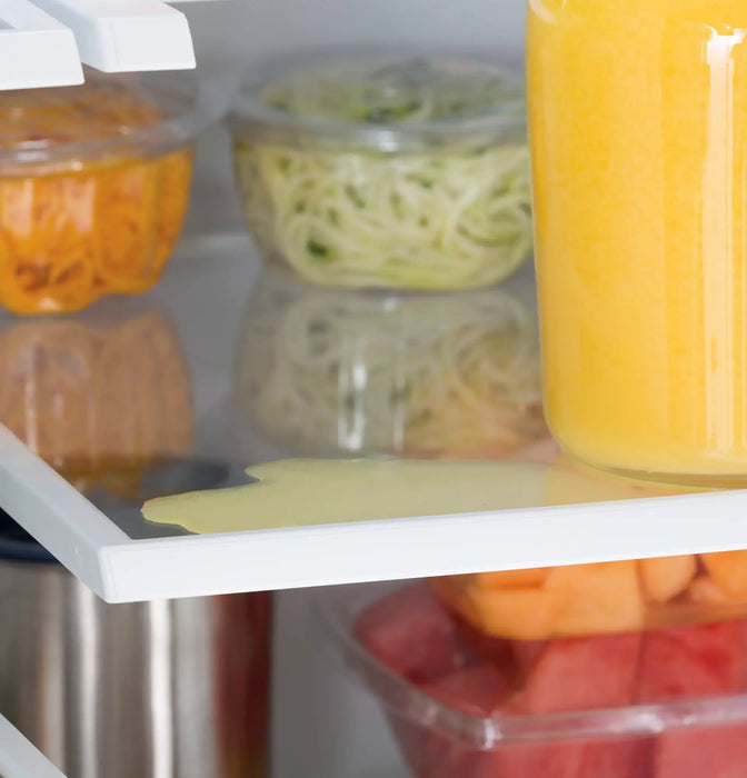 GE - 27.7 Cu. Ft. French Door Refrigerator with Space Saving Ice Maker - Stainless Steel - new