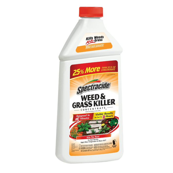 Spectracide Weed & Grass Killer Concentrate, Use on Patios, Walkways and Driveways, 40 oz. - new