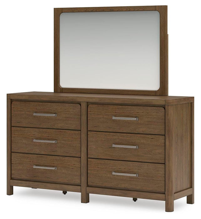 Cabalynn Light Brown Cabalynn Dresser and Mirror
