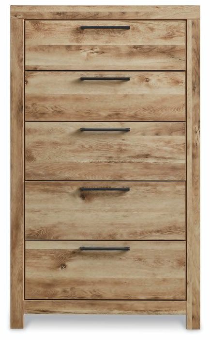 Hyanna Tan Brown Five Drawer Chest