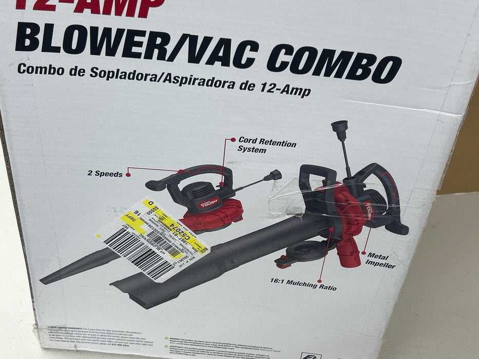 Hyper Tough 12 Amp Electric Leaf Blower and Vacuum Combo HT21-401-002-05 [New] - new