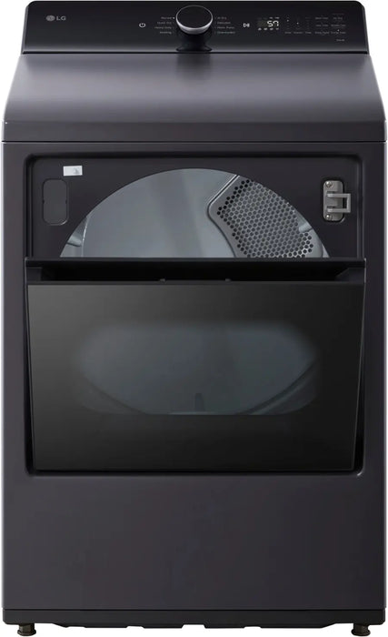 LG - 7.3 Cu. Ft. Smart Electric Dryer with EasyLoad Door - Matte Black - new