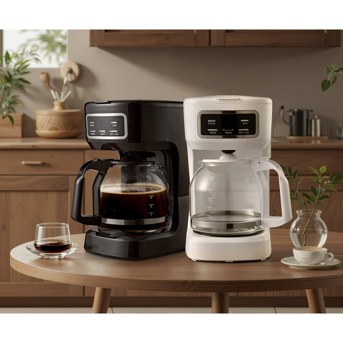 Mainstays CM1449-UL Black 12-Cup Programmable Drip Coffee Maker - new