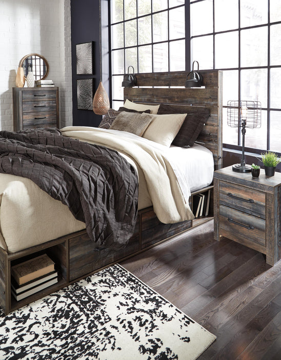 Drystan Multi Drystan Queen Panel Bed with 4 Storage Drawers