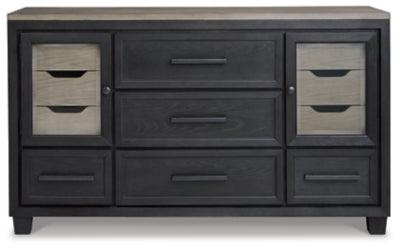 Foyland Black/Brown Bedroom Furniture Pieces