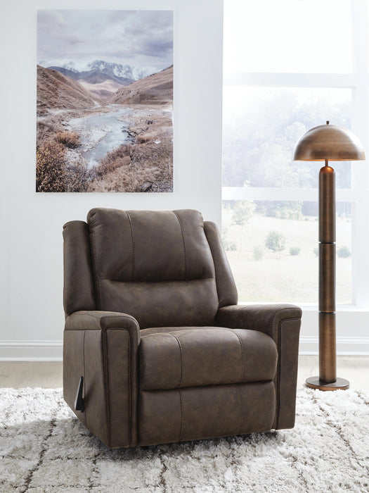Skymaker Walnut Rocker Recliner
