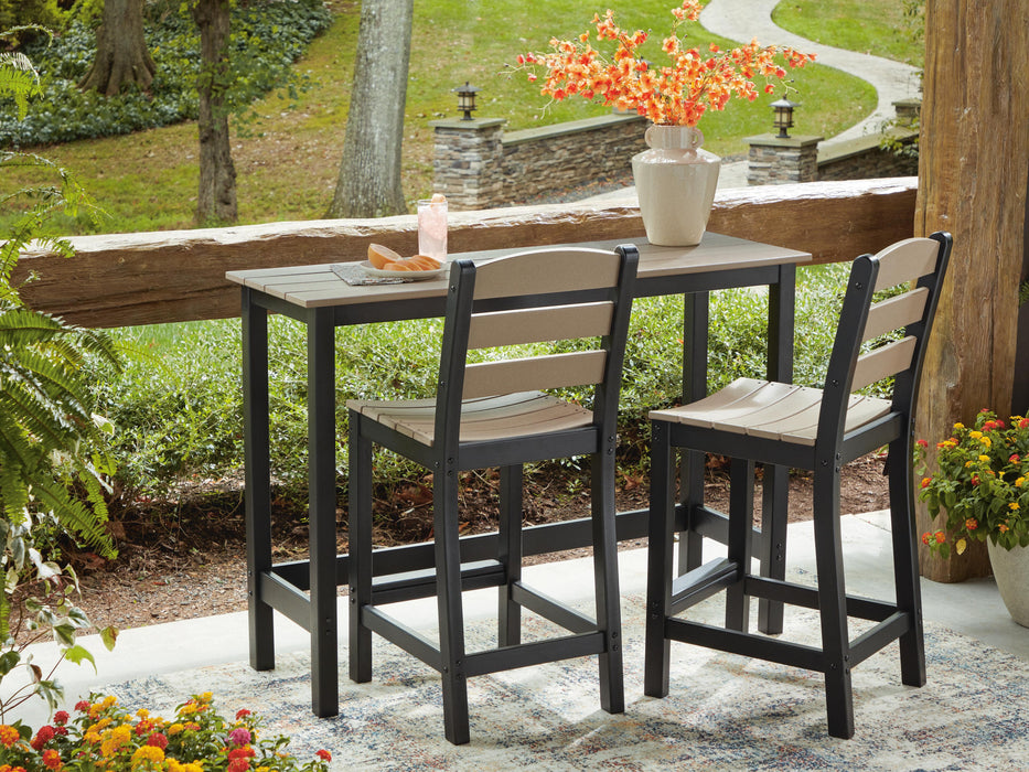 Moondance Black/Beige Counter Table Set (3/CN)