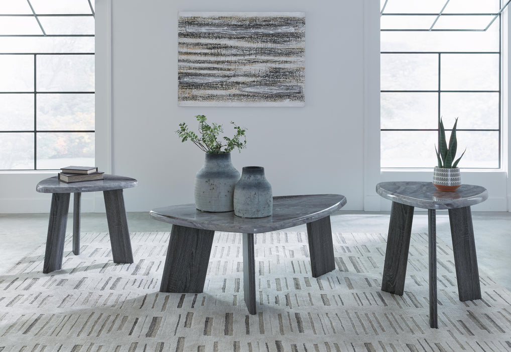 Bluebond Gray Occasional Table Set (3/CN)