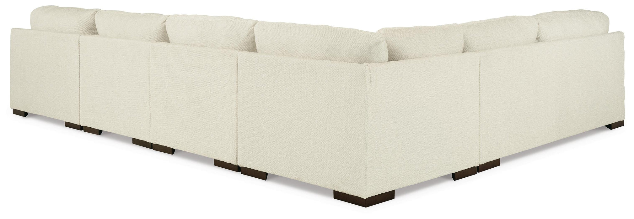 Zada Ivory Zada 5-Piece Sectional with Chaise