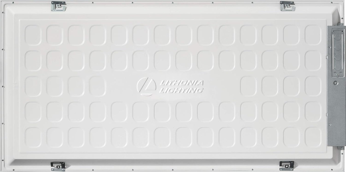 Lithonia Lighting CPX 2x4 LED Flat Panel Light, 2 Ft. x 4 Ft. LED Light Panel, Ceiling Lighting Fixture, 4000/5000/6000 Adjustable Lumens, 3500K/4000K/5000K Switchable CCT, Smooth Satin Lens