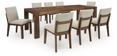 Kraeburn Brown Kraeburn Dining Table and 8 Chairs