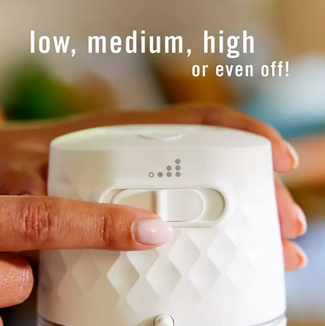 Febreze PLUG Scent Booster Kit, CALM Lavender + Vanilla Bean and April Fresh, 1 Device + 3 Refills - open_box