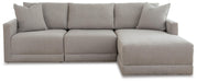 Katany Shadow Katany 3-Piece Sectional with Chaise