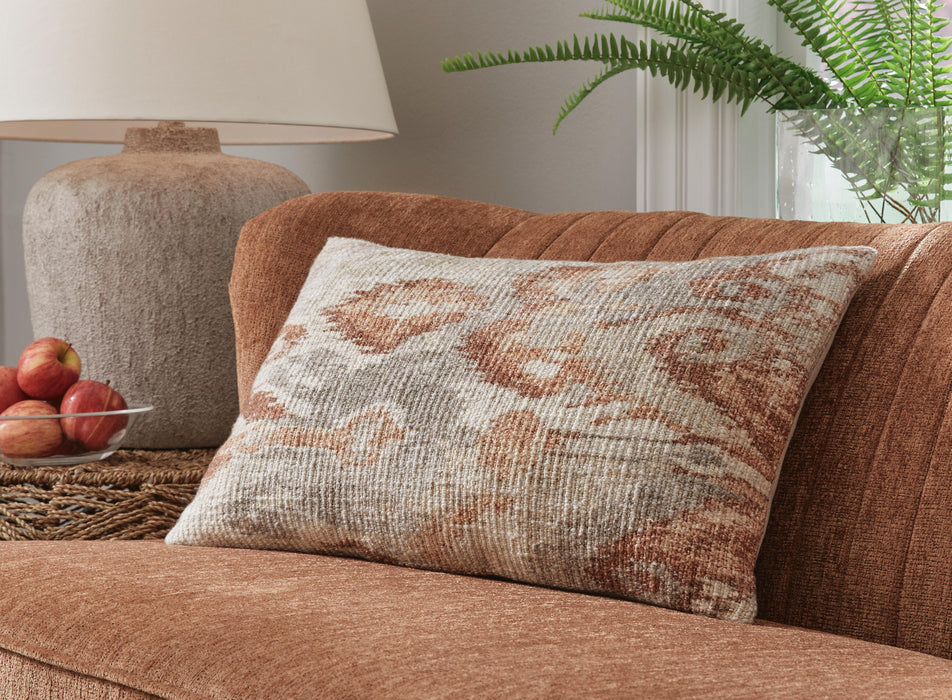 Aprover Rust/Gray/White Pillow (4/CS)