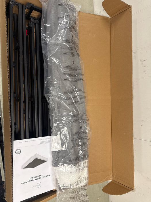 Mainstays 5" Twin High Profile Easy Assembly Smart Metal Box Spring - new