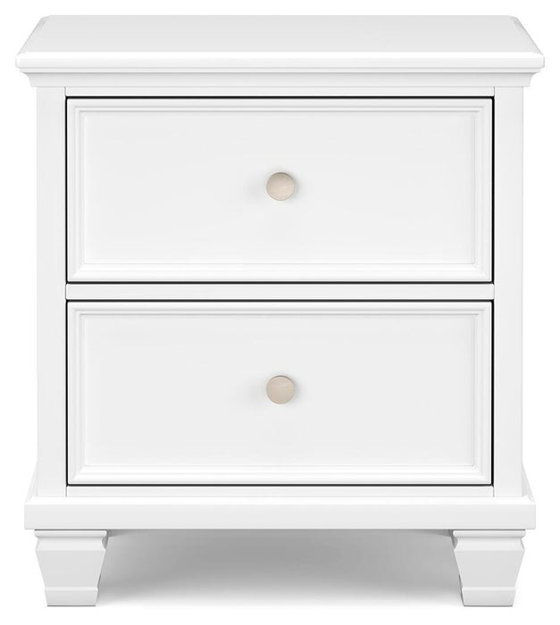 Fortman White Bedroom Furniture Pieces