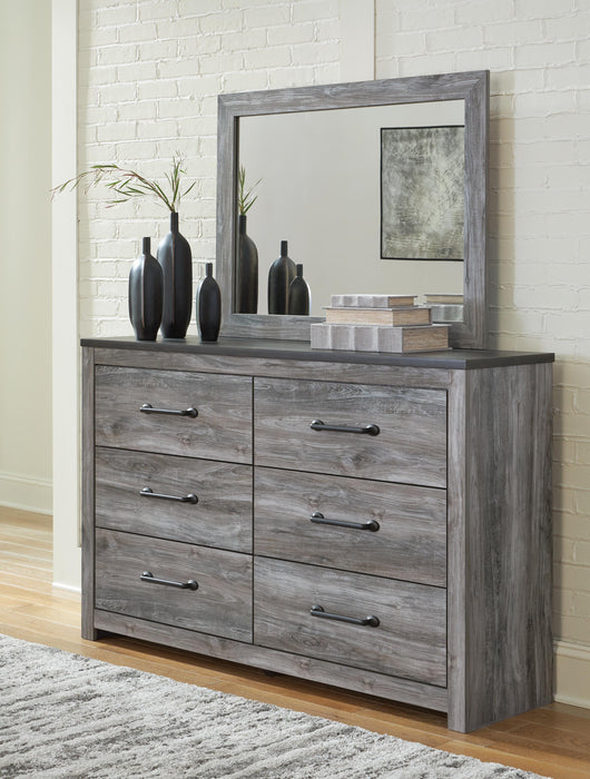 Bronyan Dark Gray Bronyan Dresser and Mirror