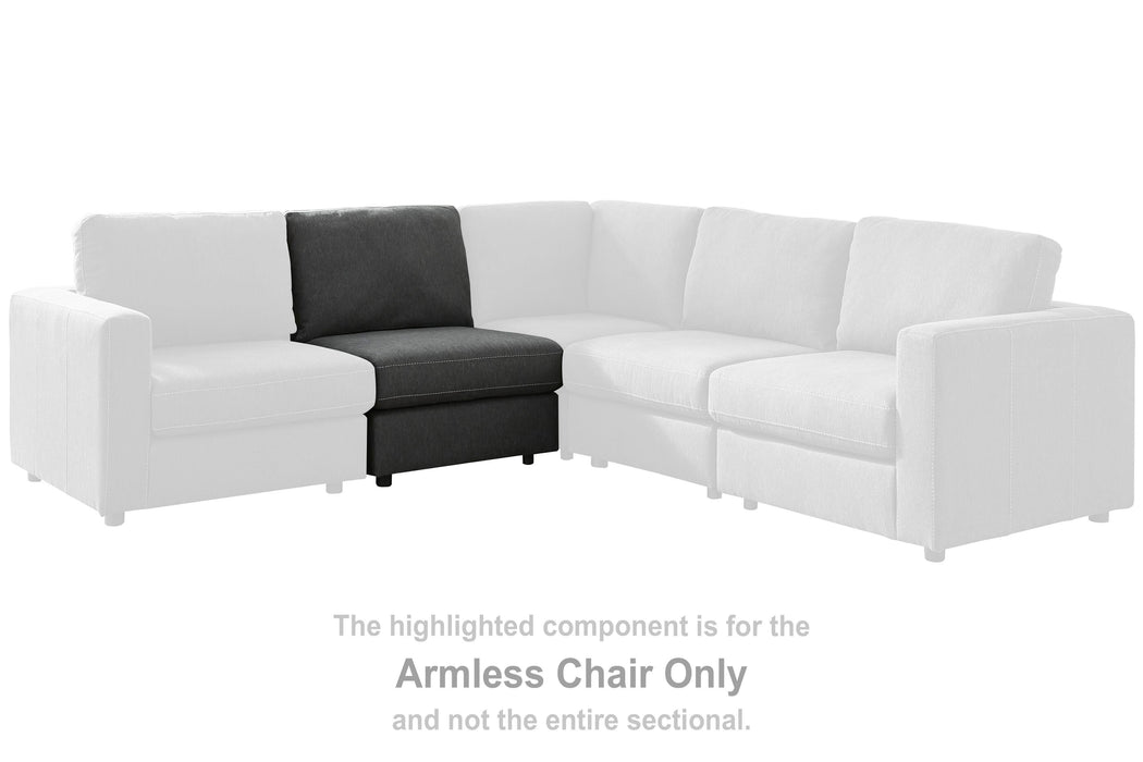Candela Charcoal Living Room Collection