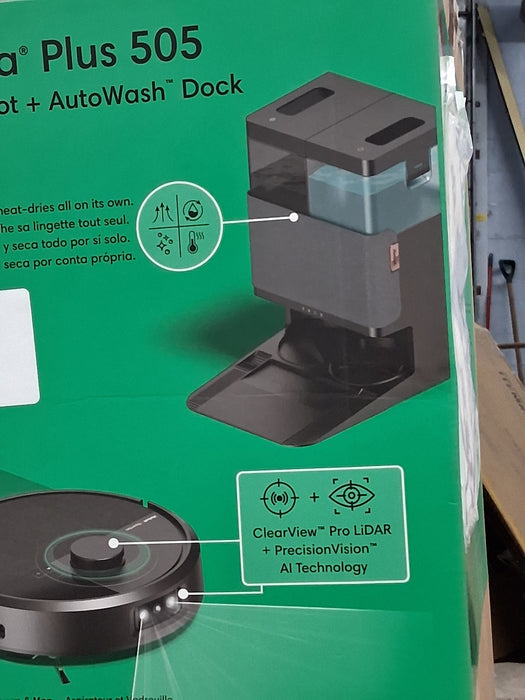 iRobot Roomba Plus 405 (G185) Combo Robot Vacuum & Mop with AutoWash Dock - Spinning Mop Pads, Self-Empties, Pad Washing & Drying, Self-Cleaning, Pad-Lift, LiDAR Navigation | Spinning pads, LiDAR navigation, pad washing and drying, self-cleaning