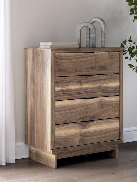 Zadilyn Brown Four Drawer Chest