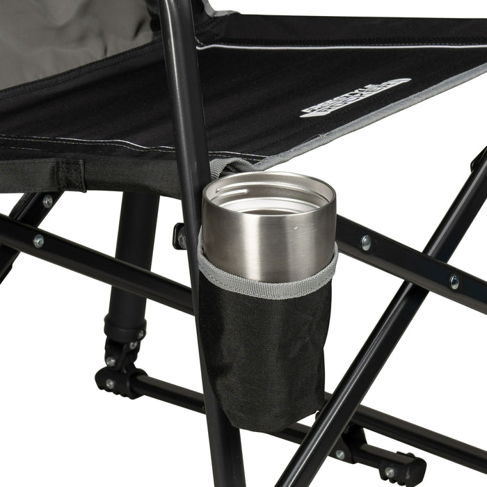 GCI Outdoor Freestyle Rocker Foldable Rocking Camp Chair, Black - new