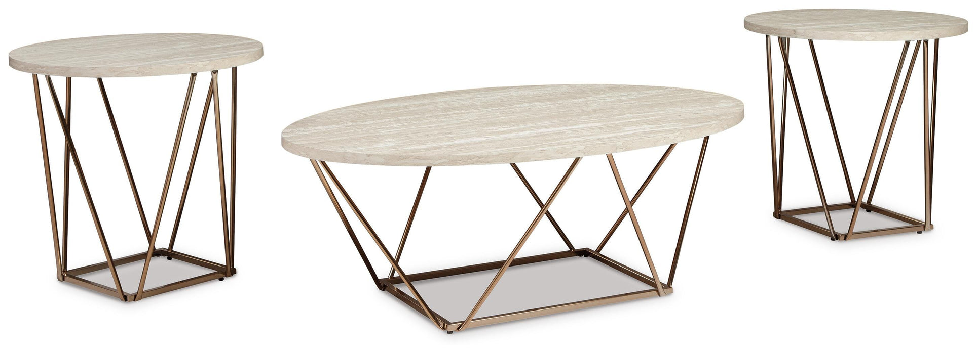 Tarica Two-tone Occasional Table Set (3/CN)