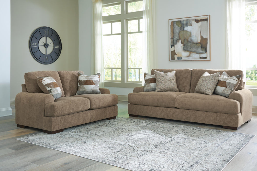 Nolenburg Pecan Nolenburg Sofa and Loveseat