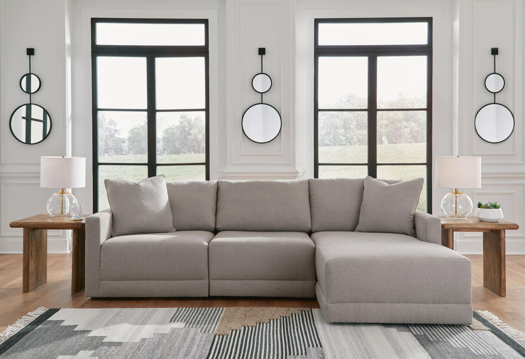 Katany Shadow Katany 3-Piece Sectional with Chaise