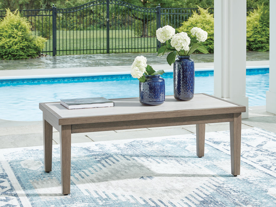 Rainier Ranch Brown/Beige Rectangular Cocktail Table