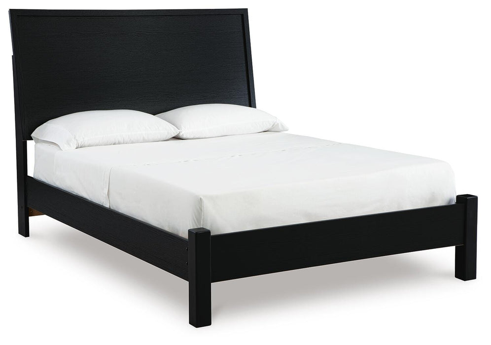 Danziar Black Danziar Queen Panel Bed