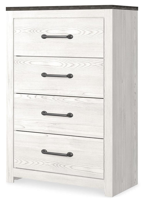 Gerridan White/Gray Bedroom Furniture Pieces
