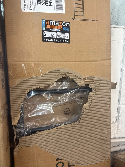 King Size Headboard Only Vertical Bar Modern Industrial French Country Farm New - open_box