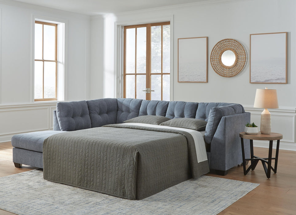 Marleton Denim Marleton 2-Piece Sleeper Sectional with Chaise
