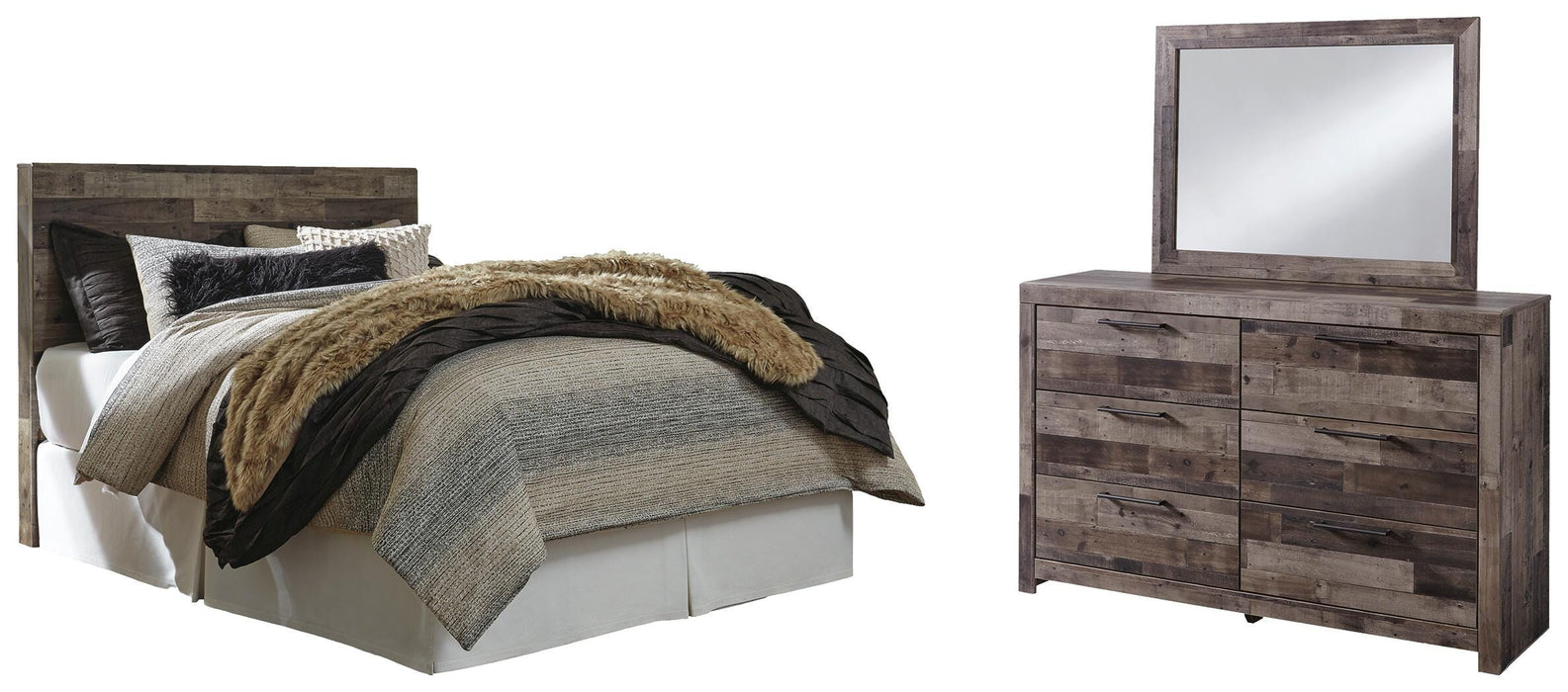 Derekson Multi Gray Bedroom Collection