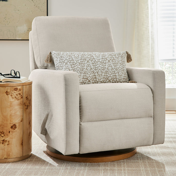 Better Homes & Gardens Modern Farmhouse Glider Recliner, Cream Linen - new