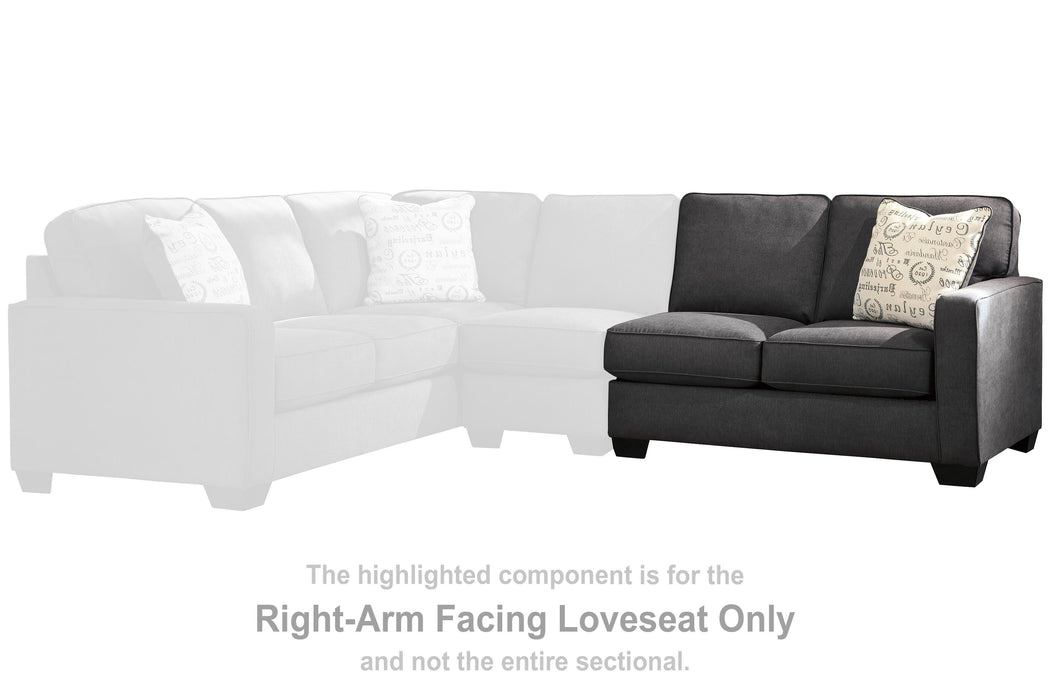 Alenya Charcoal Living Room Collection