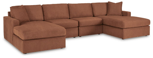 Signature Design Spice 4-Piece Double Chaise Sectional
