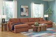 Signature Design Spice 4-Piece Double Chaise Sectional
