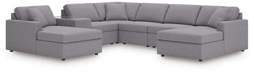 Signature Design Granite 7-Piece Sectional